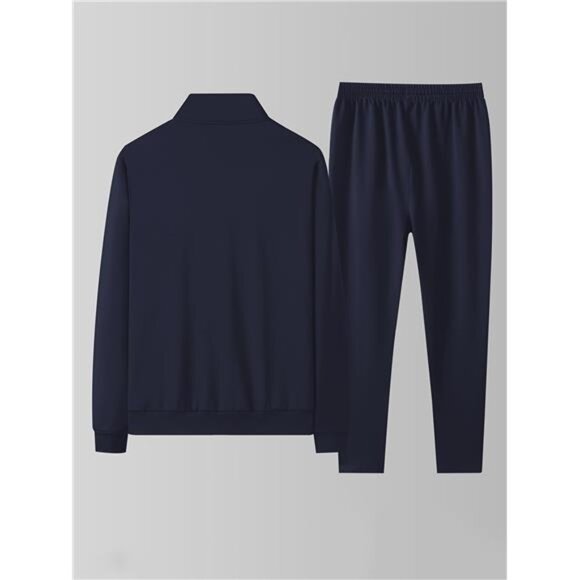NWT Men's Navy Blue Lightweight Tracksuit Set - Picture 4 of 7